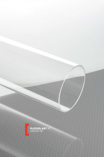 Baton en plexiglas transparent et fluo